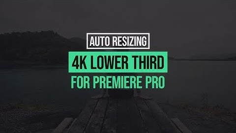 4k Lower Thirds Motion Graphics Template Motion Graphics Templates