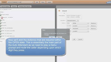SCC - Admin - Call Flow - Auto Attendant