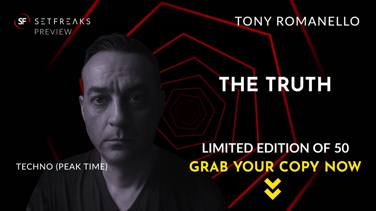 Tony Romanello - The Truth | Techno (Peak Time) | Only 50 Copies! | SetFreaks.com