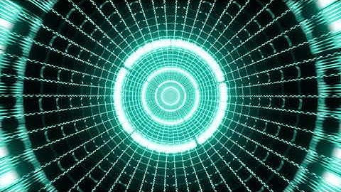 Digital Web Server Sci fi Tunnel 4K Free Background Download