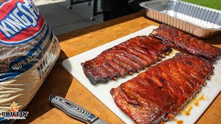 ​@grillintvnetwork : Smoked BBQ Ribs using @Kingsford Charcoal (with  @SmokinandGrillinwithAB)