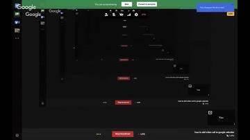 how to add video call to google calendar