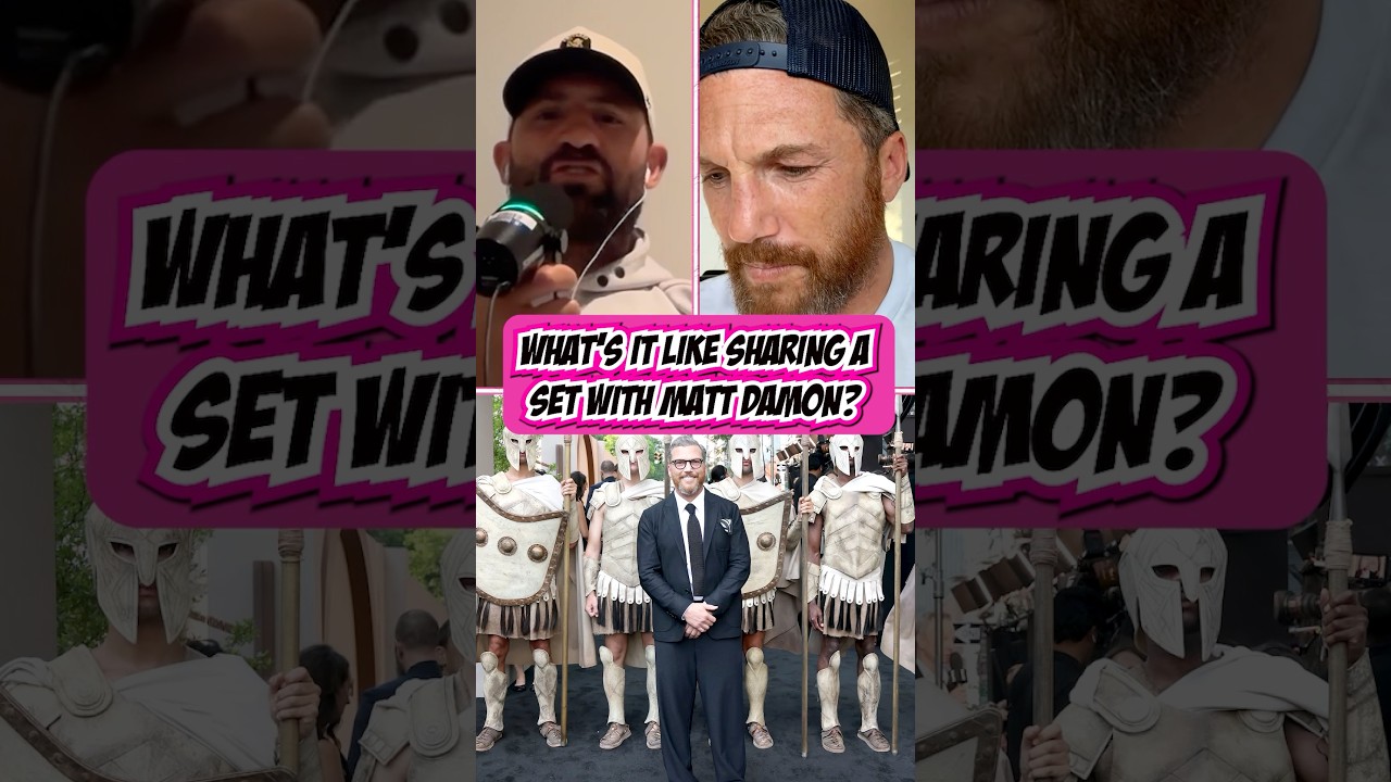 Sharing at set with Matt Damon was like watching Steve Yzerman win the Stanley Cup on one leg in ‘02