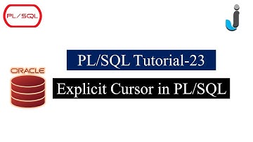 Oracle PL/SQL Tutorial 23- Explicit Cursor in PL/SQL with Example in Hindi | Javainhand