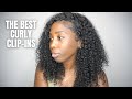 FAST And EASY Curly Flip Over Method! Water Kinky Curly Clip Ins! | CurlsQueen