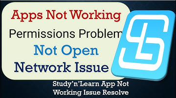 How To Fix Study n Learn App not working | Loading Problem | Space Issue | Network Issue