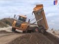 LGV Est - Komatsu D65PX, Volvo A30D, Marnoue les Moines, France, 17.07.2003.