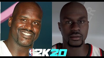 NBA 2K20 How To Create Shaquille O’Neal’s Face