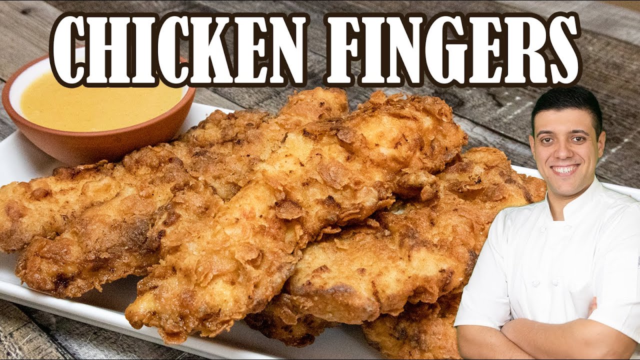 How to Make Chicken Fingers   Recipe at Home by Lounging with Lenny