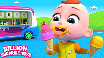Yum Yum Ice cream van at the Park! Cookies and Lipsticks Cartoon videos for Children!