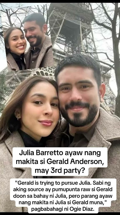 JULIA BARRETTO AYAW MAKITA SI GERALD ANDERSON 😢 #juliabarretto #geraldanderson #viral