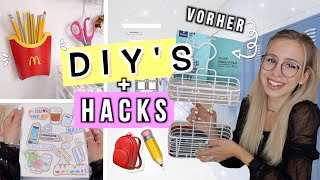 BACK TO SCHOOL DIY SCHOOL SUPPLIES + HACKS 2020 ✏️👀Do It Yourself für Back To School Deutsch