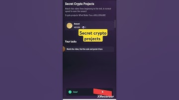 Secret Crypto Projects | Tapswap Video Code | Crypto projects What Make You MILLIONAIRE