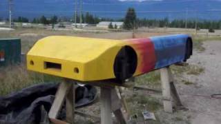 This video features the making of a race car bed frame that I constructed for the son of a colleague. I used as a starting point a 