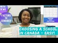 HOW TO CHOOSE A SCHOOL IN CANADA | INTERNATIONAL STUDENT EDITION | STUDY IN CANADA | 2020