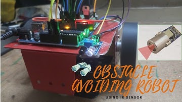 Obstacle Avoiding Robot Using IR SENSOR | Arduino UNO | Code Link In Description | With Circuit