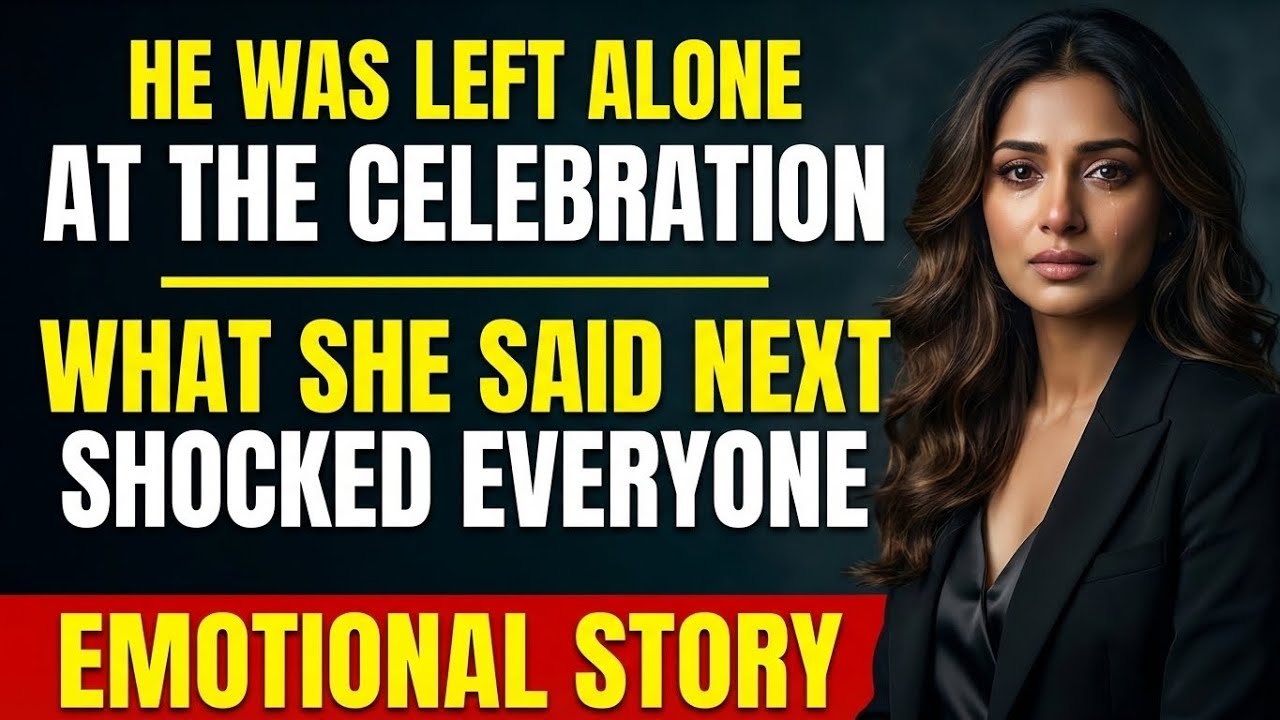 He Was Left Alone At The Celebration — What She Said Next Shocked Everyone