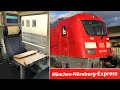 Skoda Doppelstockzug + BR 102 des München Nürnberg Express von DB Regio: Vorstellung und Mitfahrt