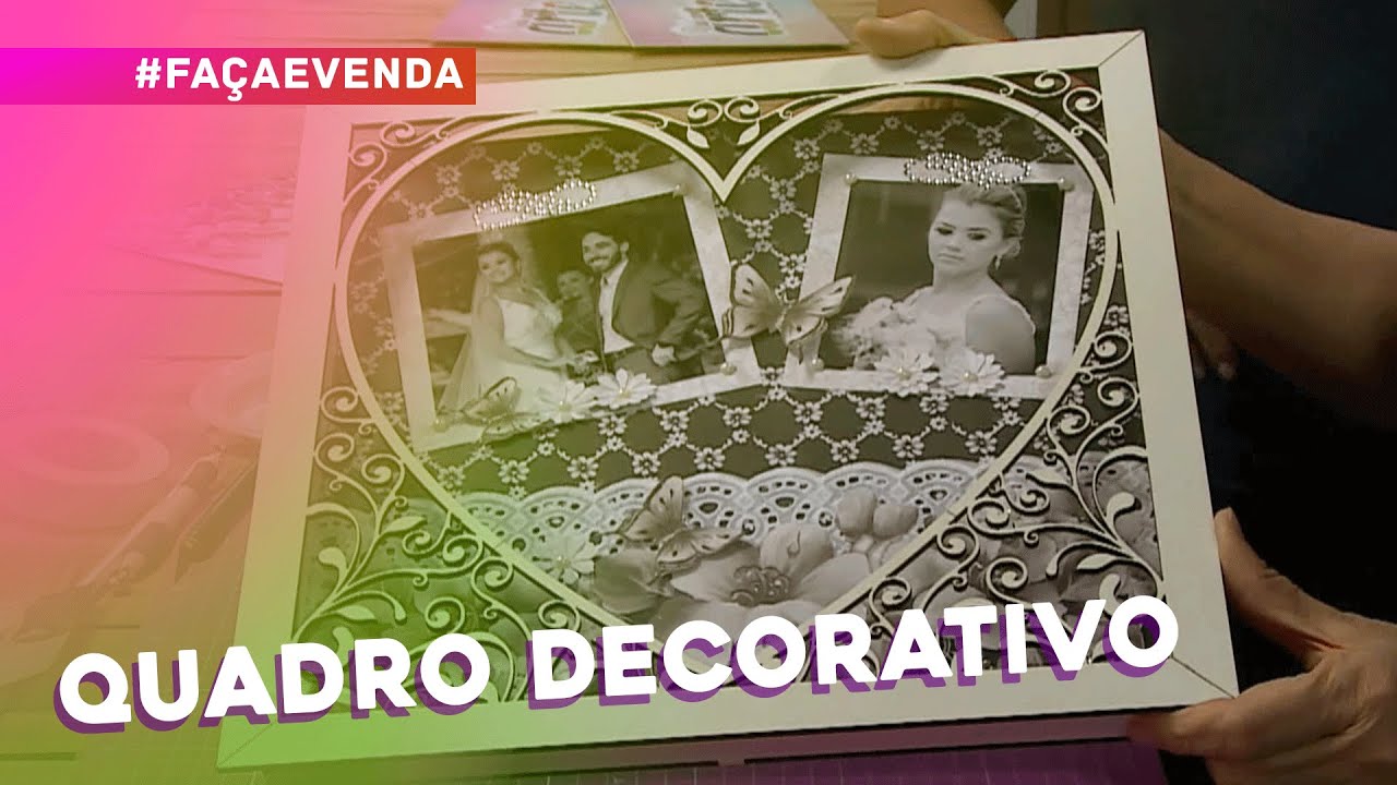 Quadro decorativo em scrap por Mamiko Yamashita