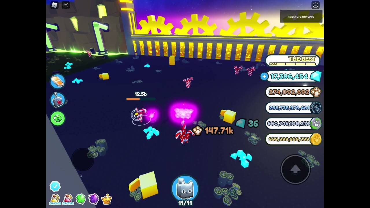 Completing 1250 candy canes!