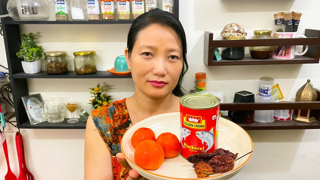 Tin Fish Chutney with Dried King Chilli | Tin Fish Recipe | Easy Tin Fish Chutney Recipe