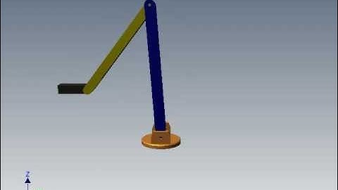 Robotic Arm Simulation in Autodesk Inventor