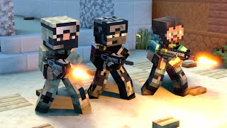 Minecraft Animation : CS:GO Dust 2 retake