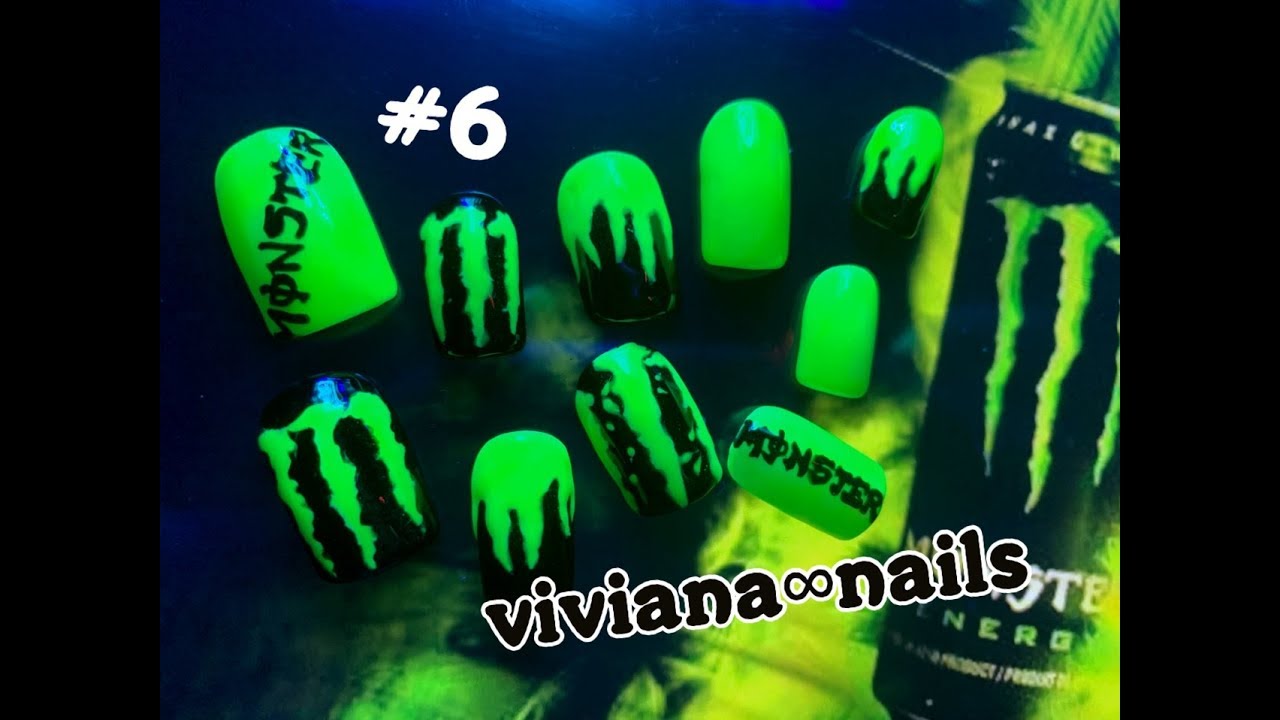 Monster ネイル エナジードリンク Nails Art Collection 19 6 Youtube