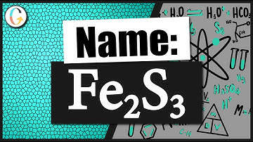 How to name Fe2S3