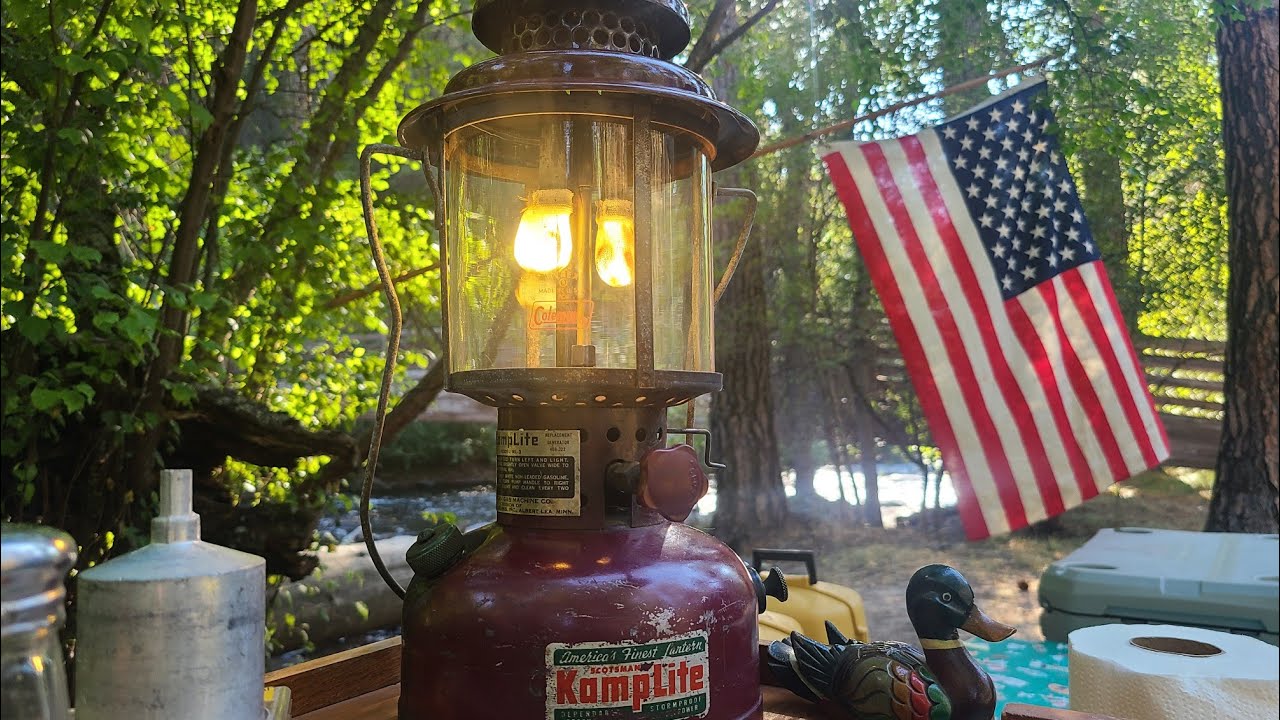 Vintage Kamplite RL 3 Lantern First Lite ! YouTube