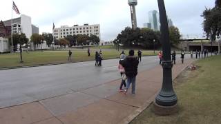 Elm street (JFK assassination site 11-22-63) Dallas, Texas (11-28-15)