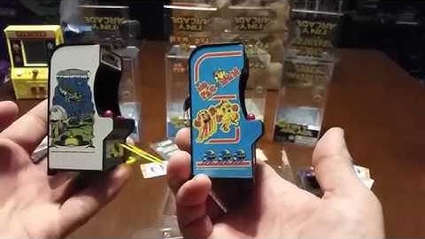 Tiny Arcade machines @ Cracker Barrel - Pac-Man, Ms.Pac-Man, etc. part 2: unboxing & game play