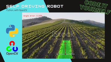Using Python and OpenCV for an Autonomous Driving Robot [Visual servoing]