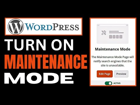 How To Enable and Disable Maintenance Mode In WordPress