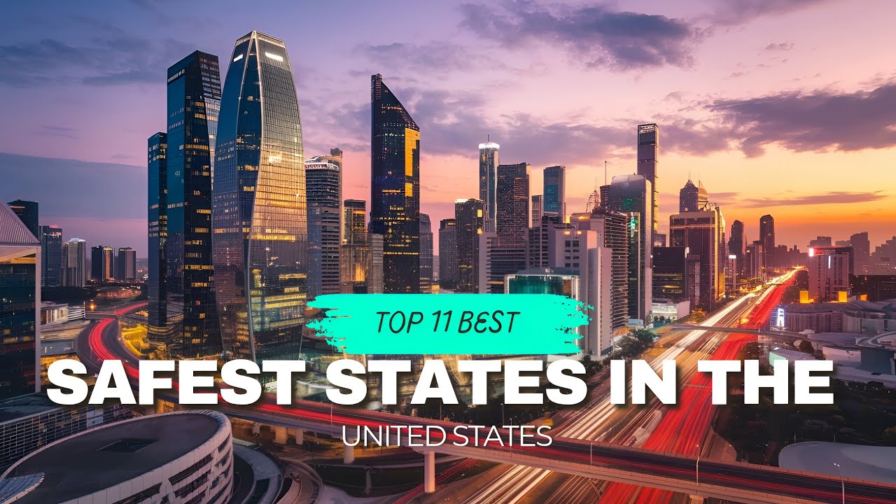 Top 11 Safest States in the United States #usa #us #elitetop11 - YouTube