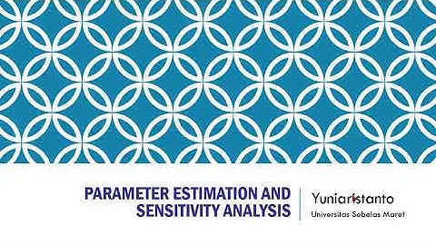 System Dynamics 09  Parameter Estimation and Sensitivity Analysis