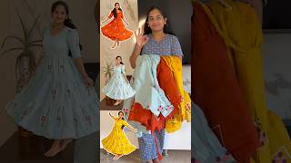 🌸 Beautiful Mul Chanderi 3 Layer Frocks | New Collection Review 💕