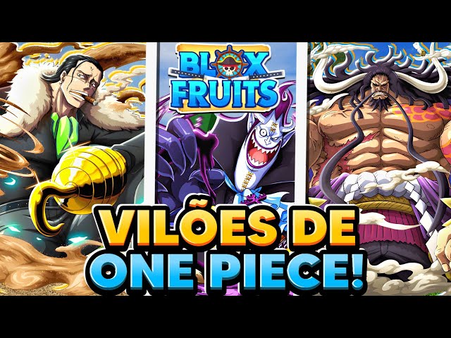 VILÕES DO ONE PIECE VS TODOS BOSS DO BLOX FRUITS!!