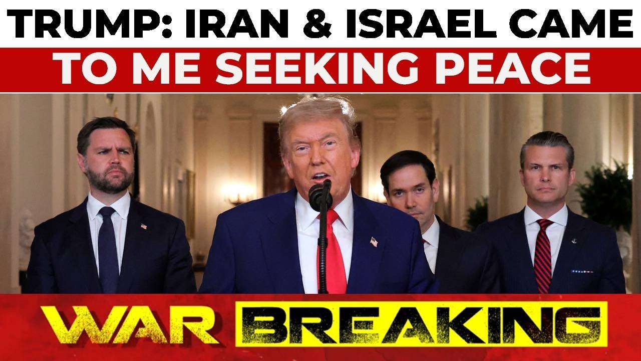 Iran & Israel Came To Me Seeking Peace, I Knew This Was Time: Trump Claims Israel-Iran Ceasefire