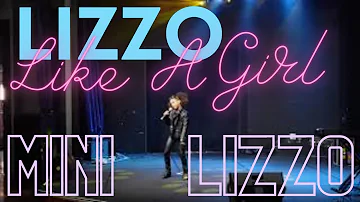 MUST SEE! Live on stage  Lizzo-Like A Girl. 9 year old mini Lizzo pop hip hop music