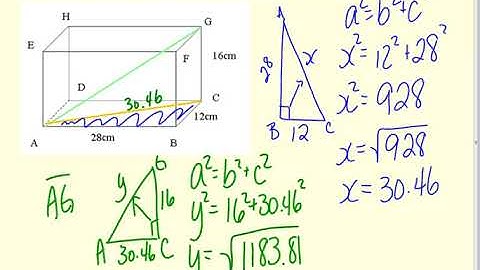 37  Pythagoras in 3 D Shapes National 5 video