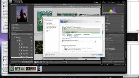 Uploading Images from Lightroom to flickr
