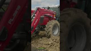 LS MT573 and Massey 5711 playing in the Dirt #farmequipment #lstractor #tractor #farming