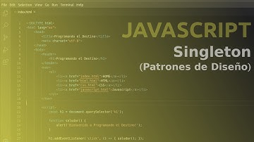 Curso Javascript - Singleton [Patrones de Diseño]