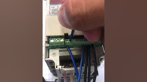 Setting Yaskawa VS mini J7