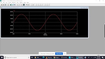 Simulation of Single Phase Full wave Rectifier by PSIM