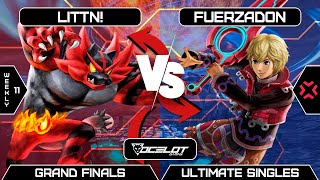 EBA Weekly 11 - FuerzaDON (Shulk) vs. Littn! (Incineroar) - Grand Final | #smashultimate