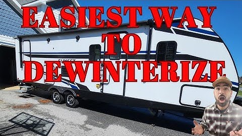 Unveiling the EASY Way to De-Winterize Your RV! #RVHowTo #RVMaintenance #RV