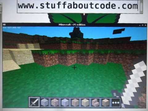 Minecraft - Raspberry Pi - Turn blocks into bombs