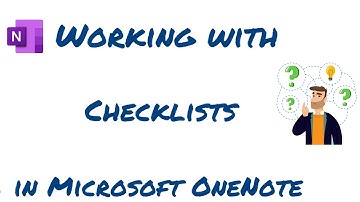 How to work with checklists in Microsoft OneNote